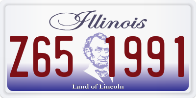 IL license plate Z651991