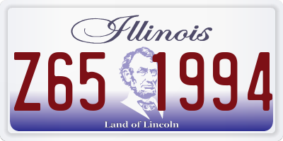 IL license plate Z651994