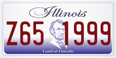 IL license plate Z651999