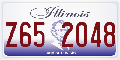 IL license plate Z652048