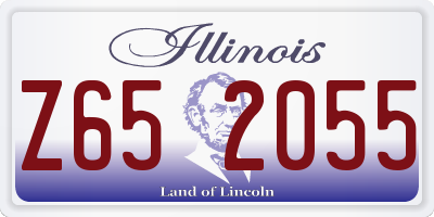 IL license plate Z652055