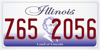 IL license plate Z652056