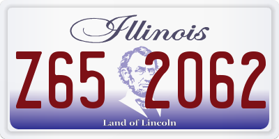 IL license plate Z652062