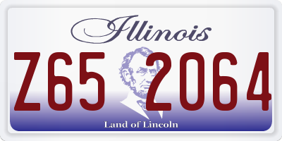 IL license plate Z652064