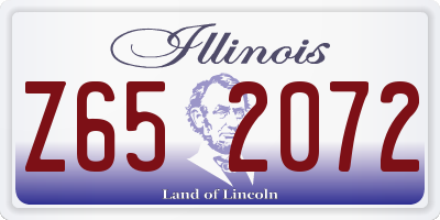 IL license plate Z652072