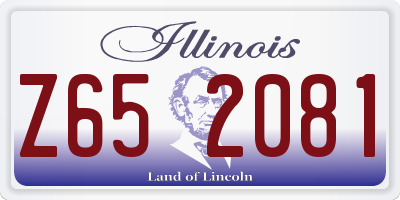 IL license plate Z652081