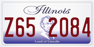 IL license plate Z652084
