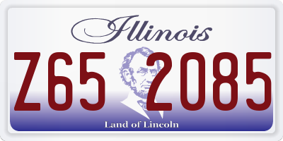 IL license plate Z652085