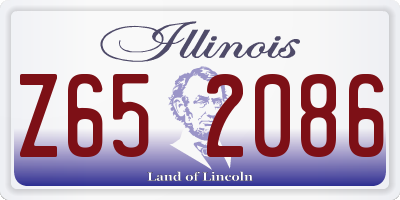 IL license plate Z652086