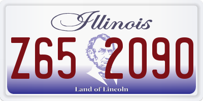 IL license plate Z652090