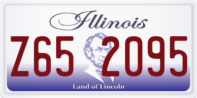 IL license plate Z652095
