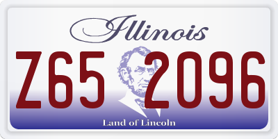 IL license plate Z652096