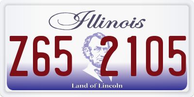 IL license plate Z652105