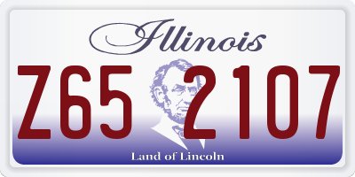 IL license plate Z652107