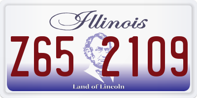 IL license plate Z652109
