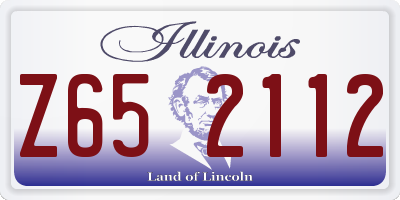 IL license plate Z652112