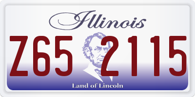 IL license plate Z652115