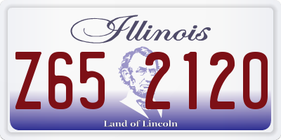 IL license plate Z652120