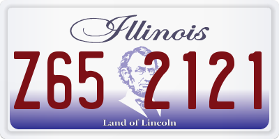 IL license plate Z652121