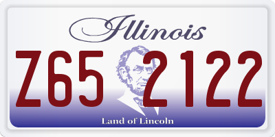IL license plate Z652122