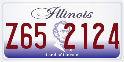 IL license plate Z652124