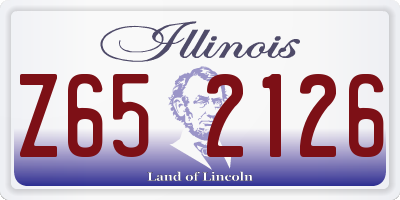 IL license plate Z652126
