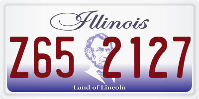 IL license plate Z652127