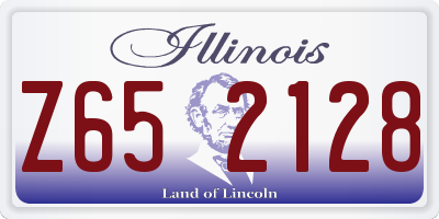 IL license plate Z652128