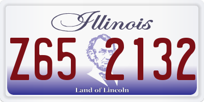 IL license plate Z652132