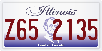 IL license plate Z652135