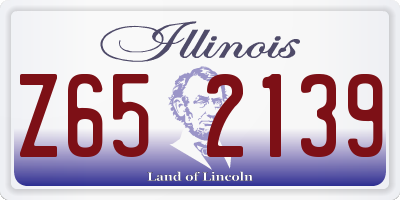 IL license plate Z652139
