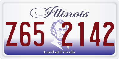 IL license plate Z652142