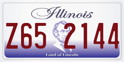 IL license plate Z652144