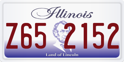 IL license plate Z652152
