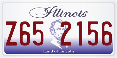 IL license plate Z652156