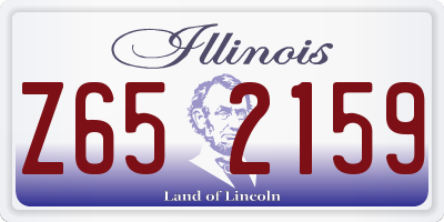 IL license plate Z652159