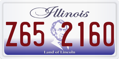 IL license plate Z652160