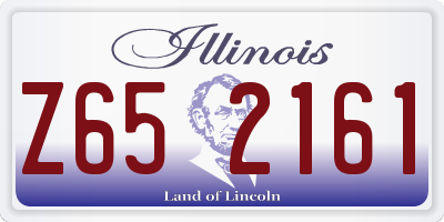 IL license plate Z652161