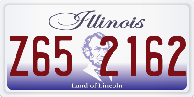 IL license plate Z652162