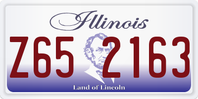 IL license plate Z652163