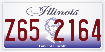 IL license plate Z652164