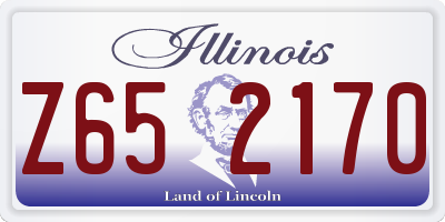 IL license plate Z652170