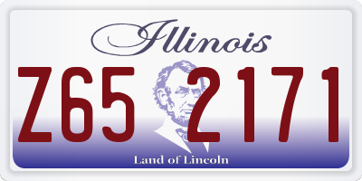 IL license plate Z652171