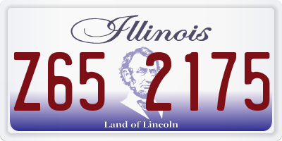 IL license plate Z652175
