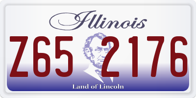 IL license plate Z652176