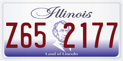 IL license plate Z652177