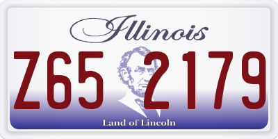 IL license plate Z652179