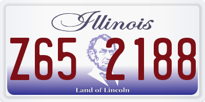 IL license plate Z652188