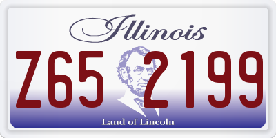 IL license plate Z652199