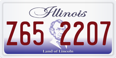 IL license plate Z652207